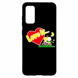 Чехол для Samsung S20 Love is... - PrintSalon