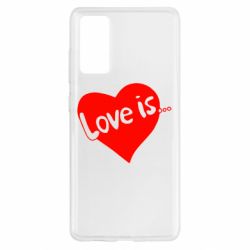 Чехол для Samsung S20 FE Love is... - PrintSalon