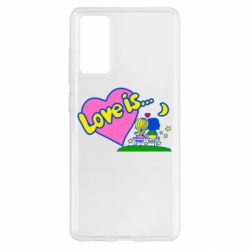 Чехол для Samsung S20 FE Love is... - PrintSalon
