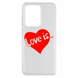 Чехол для Samsung S20 Ultra Love is... - PrintSalon