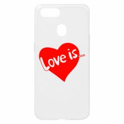 Чехол для Oppo A5s/A12 Love is... - PrintSalon