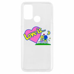 Чехол для Oppo A53/A32/A33 Love is... - PrintSalon