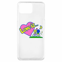 Чехол для Oppo A73 Love is... - PrintSalon