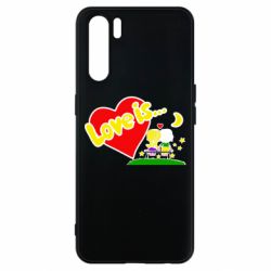 Чехол для Oppo A91/Reno3 Love is... - PrintSalon