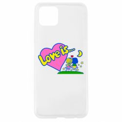 Чехол для Oppo A92s Love is... - PrintSalon