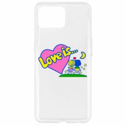 Чехол для Oppo Reno 4 Lite Love is... - PrintSalon