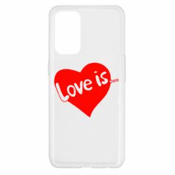 Чехол для Oppo Reno 5 4G Love is... - PrintSalon