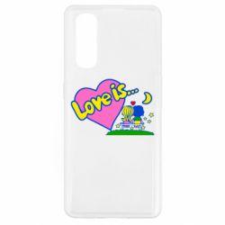 Чехол для Oppo Find X2 Love is... - PrintSalon