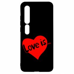 Чехол для Xiaomi Mi10/10 Pro Love is... - PrintSalon