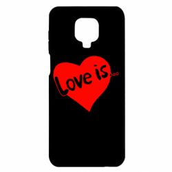 Чехол для Xiaomi Redmi Note 9S/9Pro/9Pro Max Love is... - PrintSalon