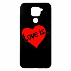Чехол для Xiaomi Redmi Note 9/Redmi 10X Love is... - PrintSalon