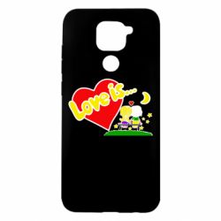 Чехол для Xiaomi Redmi Note 9/Redmi 10X Love is... - PrintSalon