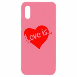 Чехол для Xiaomi Redmi 9a Love is... - PrintSalon