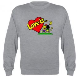 Cвитшот Love is... - PrintSalon