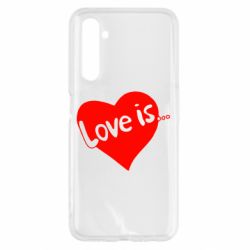 Чехол для Realme 6 Love is... - PrintSalon