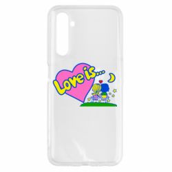 Чехол для Realme 6 Love is... - PrintSalon