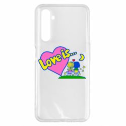 Чехол для Realme 6 Pro Love is... - PrintSalon