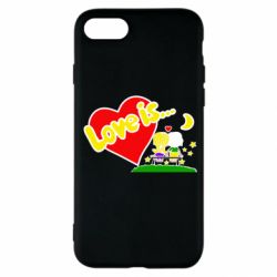 Чехол для iPhone SE 2022 Love is... - PrintSalon