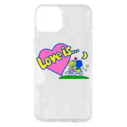 Чехол для iPhone 14 Love is...-PrintSalon Чехол для iPhone 14 Love is...