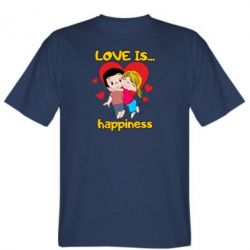 Мужская футболка Stedman Love is...happyness - PrintSalon