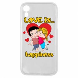 Чехол для iPhone XR Love is...happyness - PrintSalon