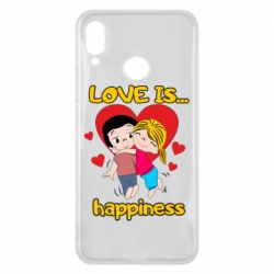 Чехол для Huawei P Smart Plus 2018 Love is...happyness-PrintSalon Чехол для Huawei P Smart Plus 2018 Love is...happyness