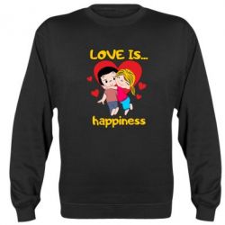 Cвитшот Love is...happyness - PrintSalon