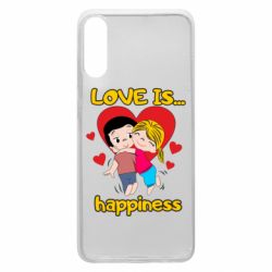 Чехол для Samsung A70 Love is...happyness - PrintSalon