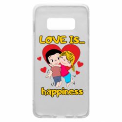 Чехол для Samsung S10e Love is...happyness - PrintSalon