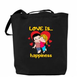Эко-сумка Love is...happyness - PrintSalon