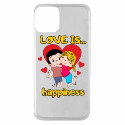 Чехол для iPhone 11 Love is...happyness - PrintSalon