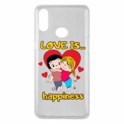 Чехол для Samsung A10s Love is...happyness - PrintSalon