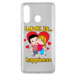 Чехол для Samsung M40 Love is...happyness - PrintSalon
