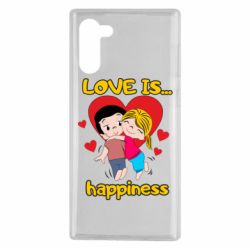 Чехол для Samsung Note 10 Love is...happyness - PrintSalon