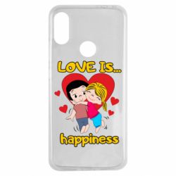 Чехол для Xiaomi Redmi Note 7 Love is...happyness - PrintSalon