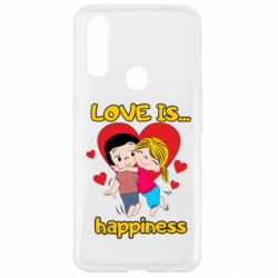 Чехол для Oppo A31 Love is...happyness - PrintSalon