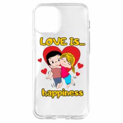 Чехол для iPhone 12 mini Love is...happyness - PrintSalon