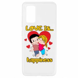 Чехол для Samsung A32 4G Love is...happyness - PrintSalon
