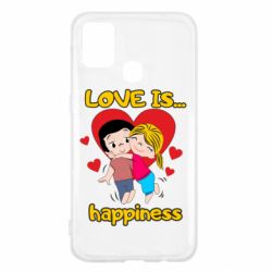 Чехол для Samsung M31 Love is...happyness - PrintSalon