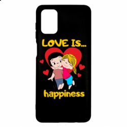 Чехол для Samsung M51 Love is...happyness - PrintSalon