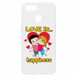 Чехол для Oppo A5s/A12 Love is...happyness - PrintSalon