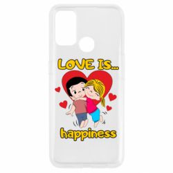 Чехол для Oppo A53/A32/A33 Love is...happyness - PrintSalon