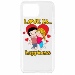 Чехол для Oppo Reno 4 Lite Love is...happyness - PrintSalon