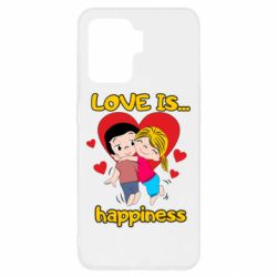 Чехол для Oppo Reno 5 Lite Love is...happyness - PrintSalon