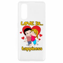 Чехол для Oppo Find X2 Love is...happyness - PrintSalon