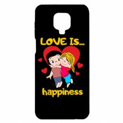Чехол для Xiaomi Redmi Note 9S/9Pro/9Pro Max Love is...happyness - PrintSalon