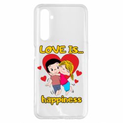 Чехол для Realme 6 Pro Love is...happyness - PrintSalon