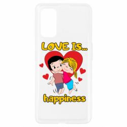 Чехол для Realme 7 Pro Love is...happyness - PrintSalon