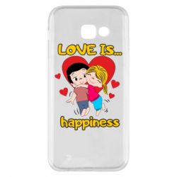 Чехол для Samsung A5 2017 Love is...happyness-PrintSalon Чехол для Samsung A5 2017 Love is...happyness