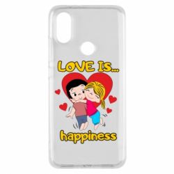 Чехол для Xiaomi Mi A2 Love is...happyness - PrintSalon